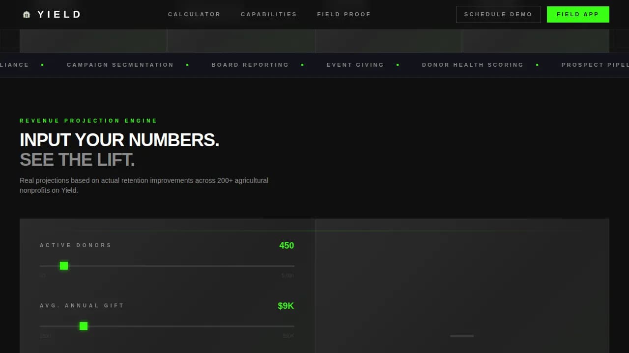 Harvest — Minimalist Agriculture Funding Landing Page Template