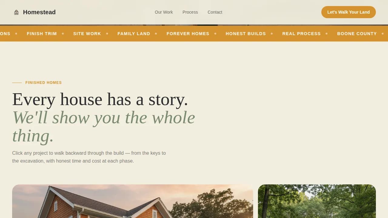 Groundswell — Sustainable General Contractor Landing Page Template