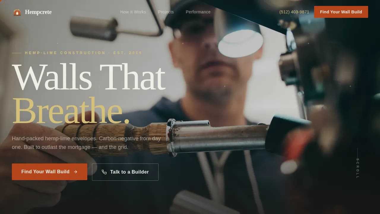 Specialty Construction Professional Website Template