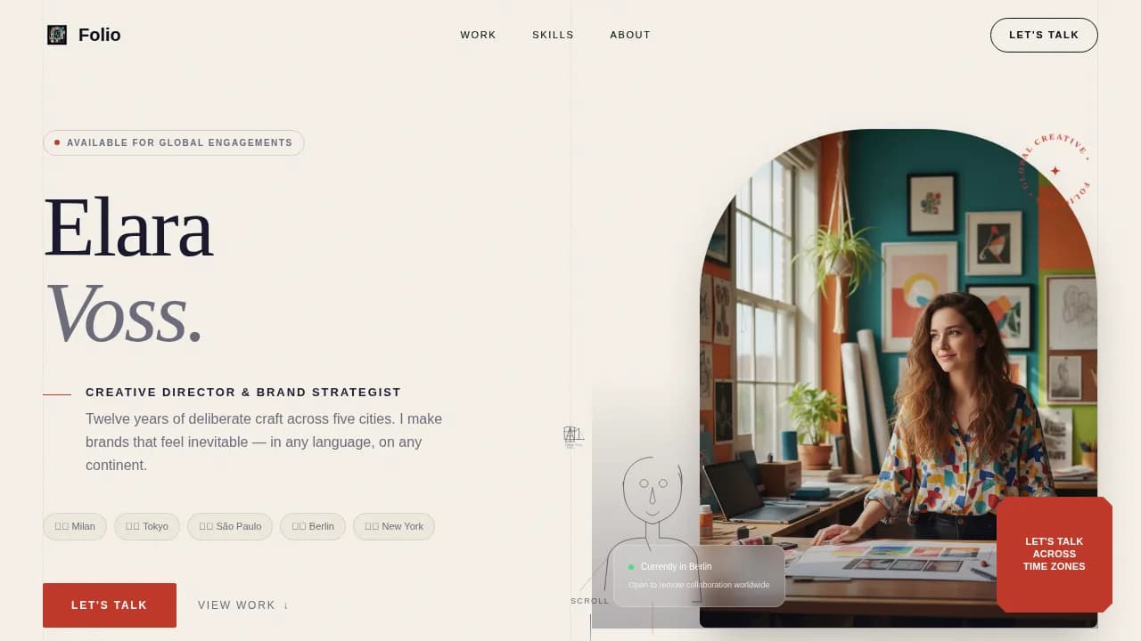 Canvas — Professional Career Coach Landing Page Template
