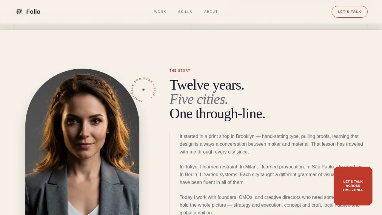 Canvas — Professional Career Coach Landing Page Template