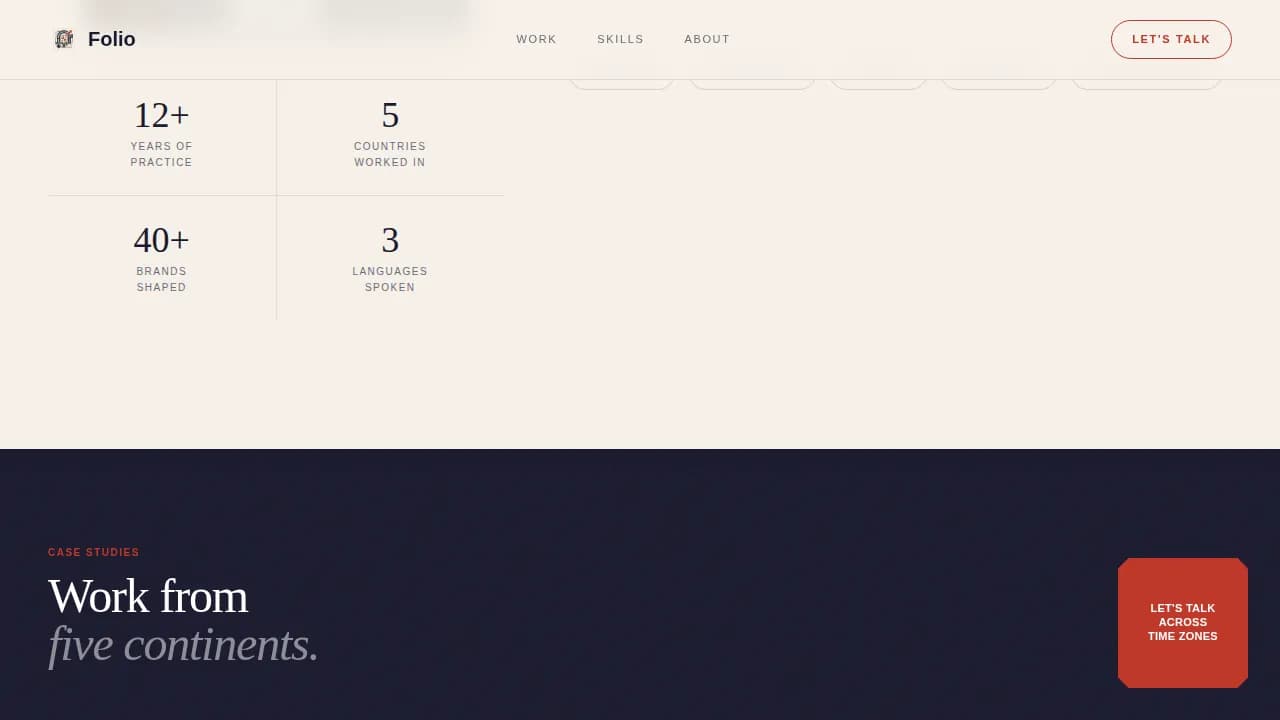 Canvas — Professional Career Coach Landing Page Template