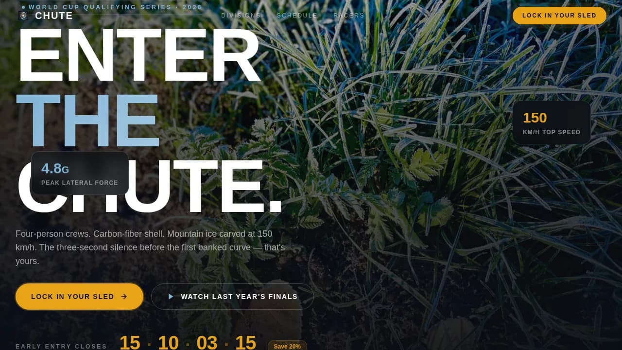 Bobsled Professional Website Template