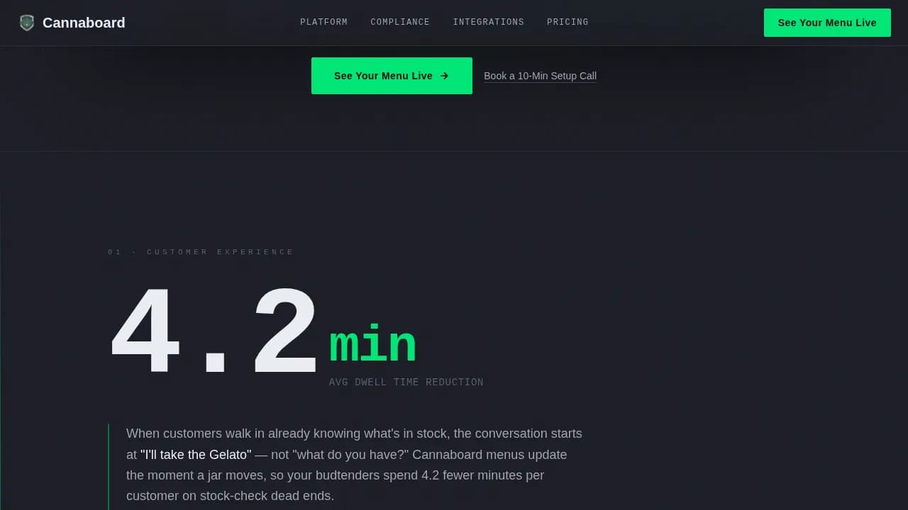 Cannabis Digital Presence Professional Website Template
