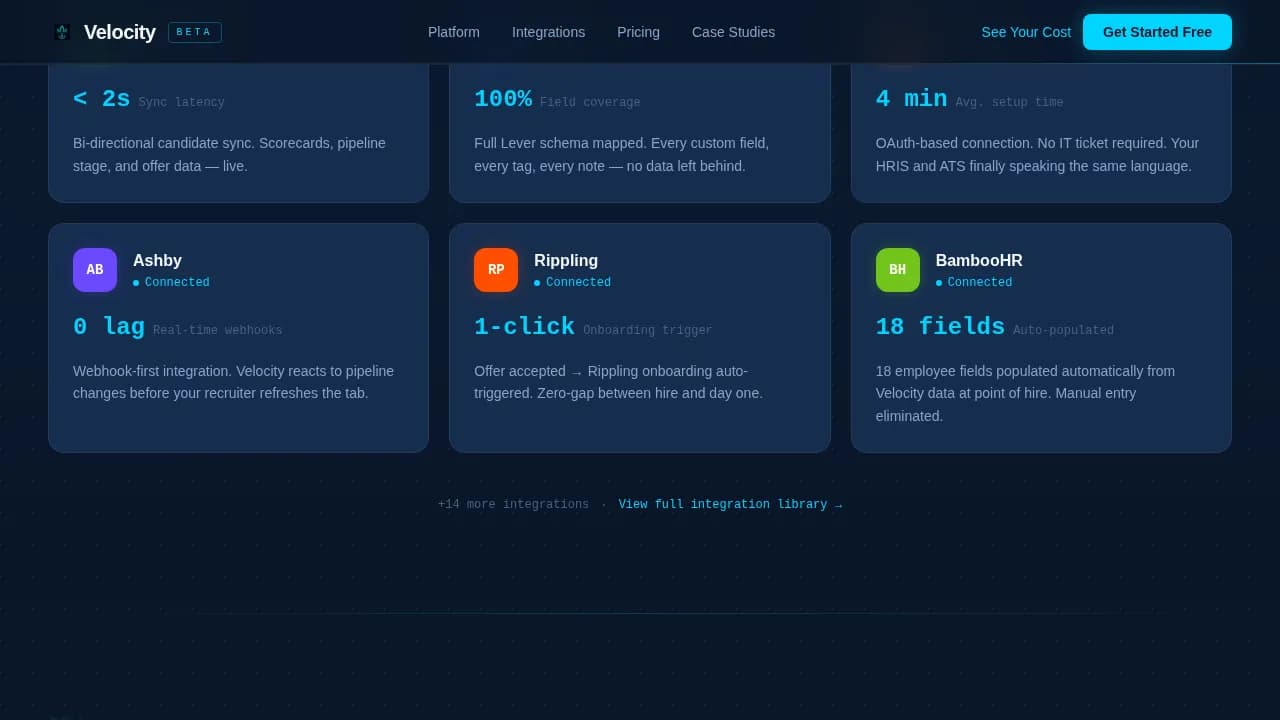 HRTech Startup Careers Website Template