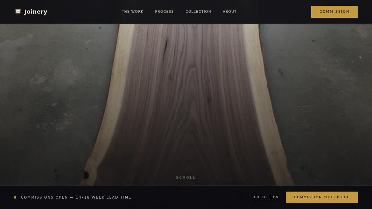 Craftsman Architecture Blog Website Template