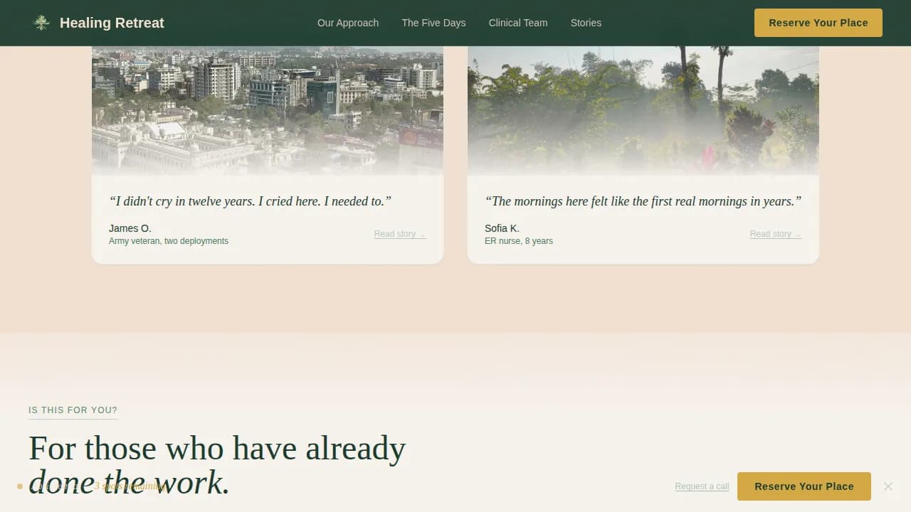 Wellness Modalities Professional Website Template