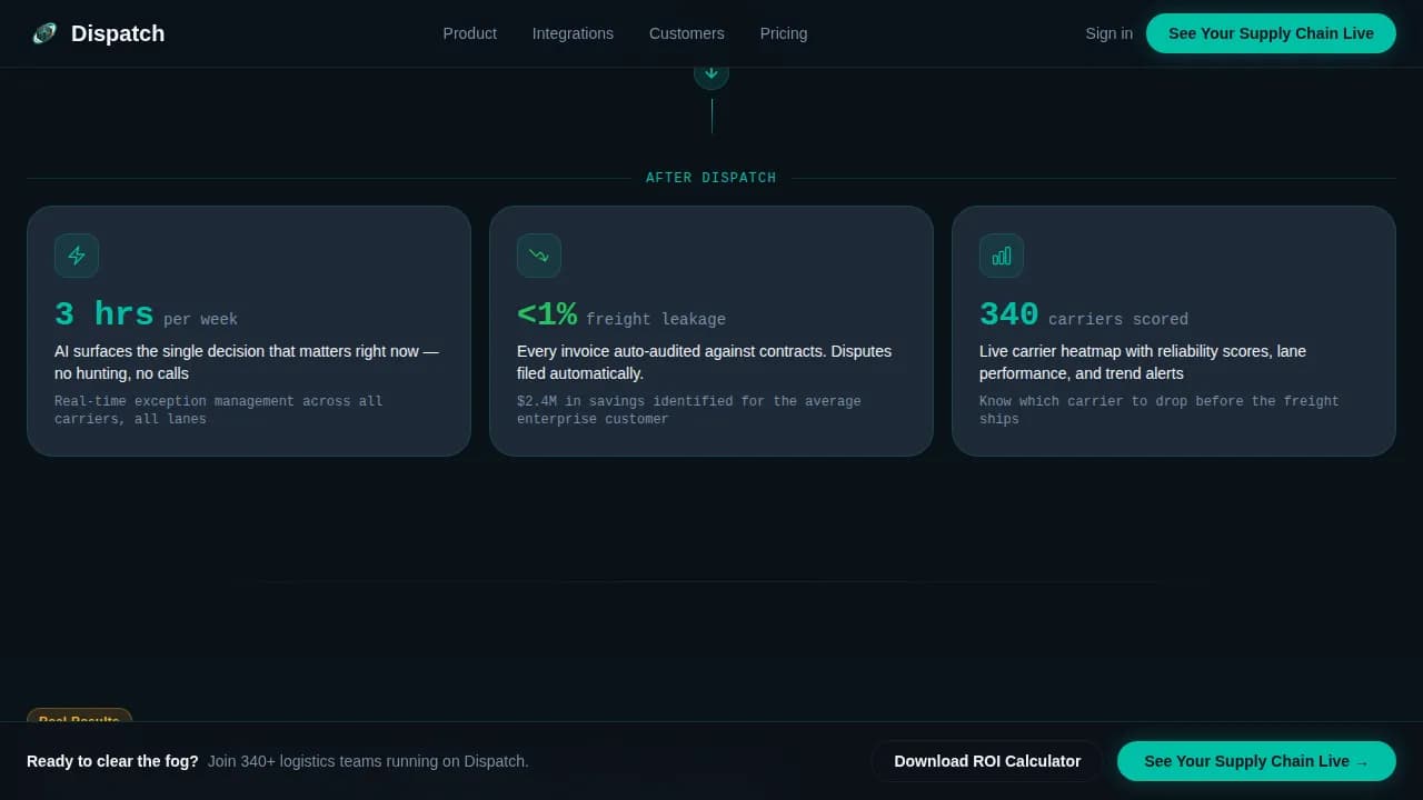 AI for Logistics Professional Website Template