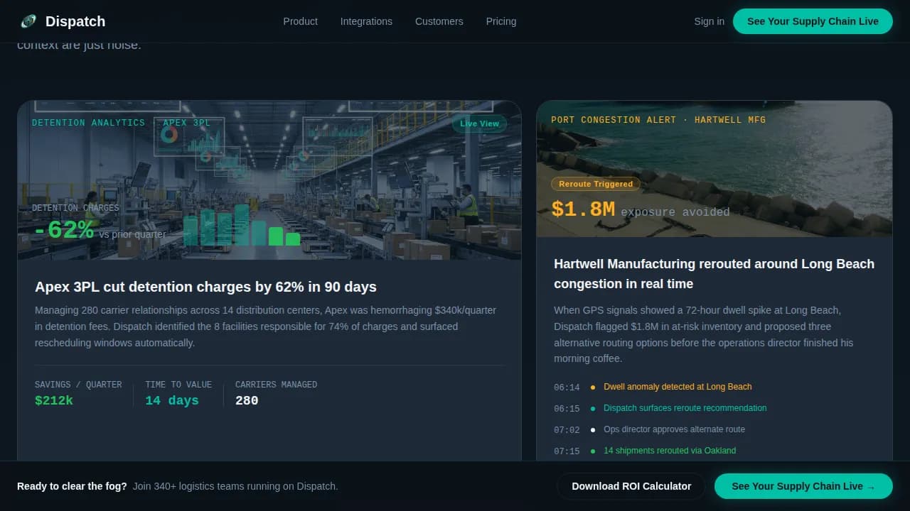 AI for Logistics Professional Website Template