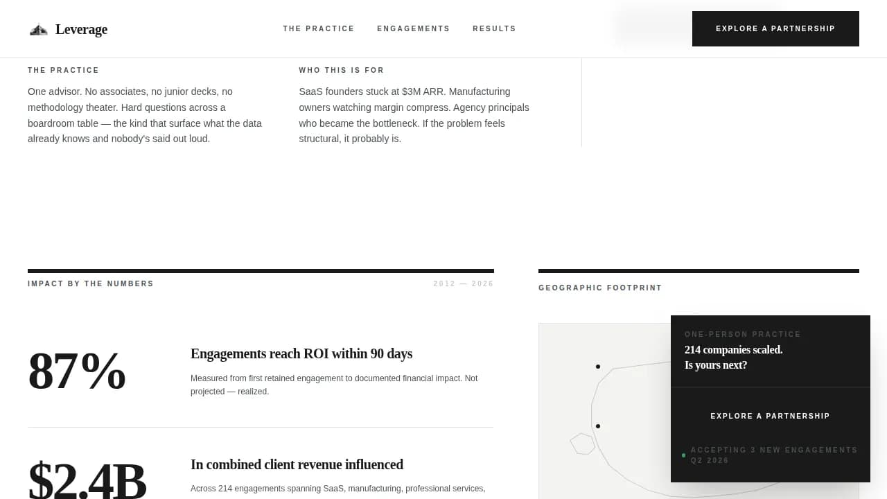 Business Coach Blog Website Template