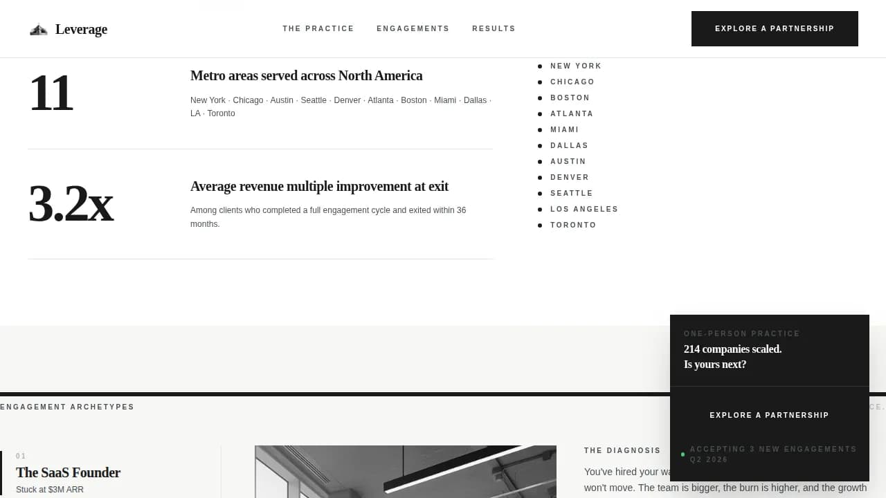 Business Coach Blog Website Template
