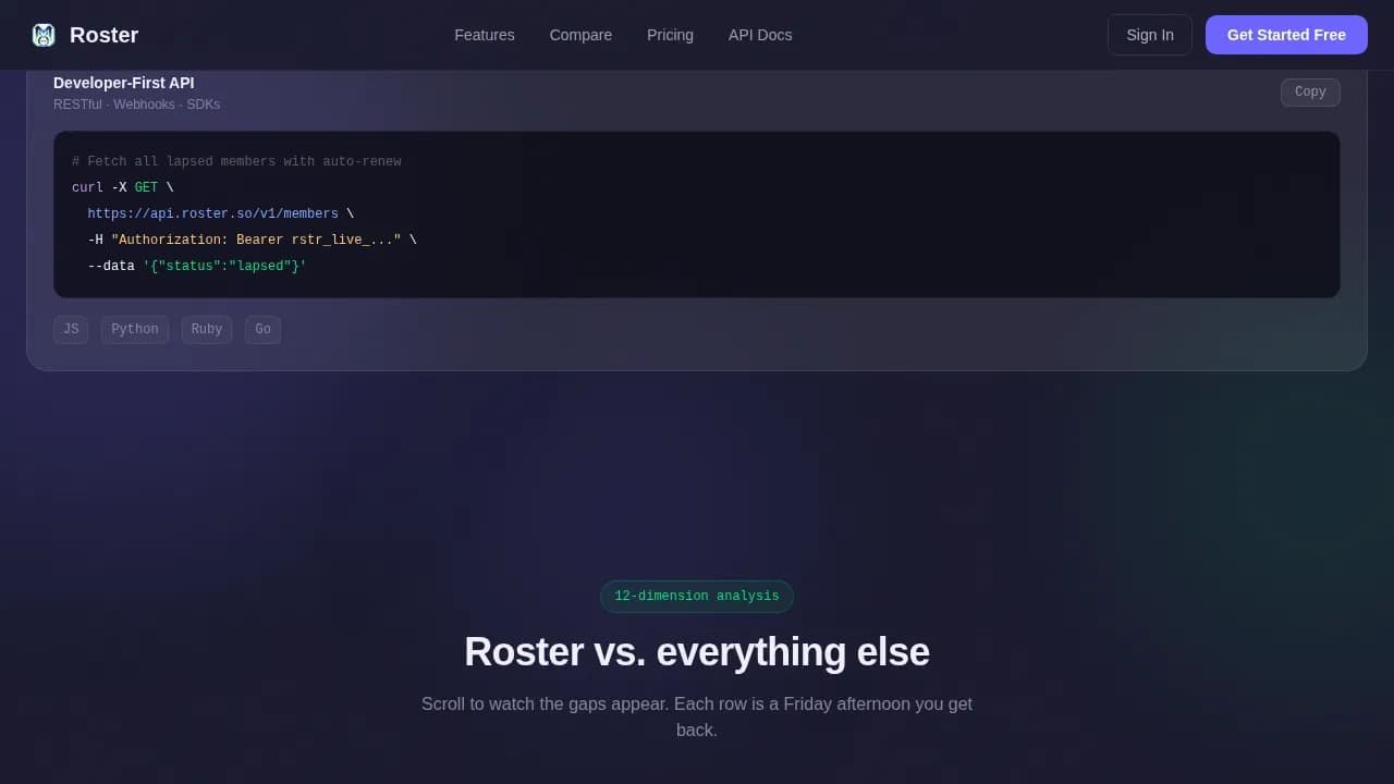 Software & SaaS Comparison Website Template