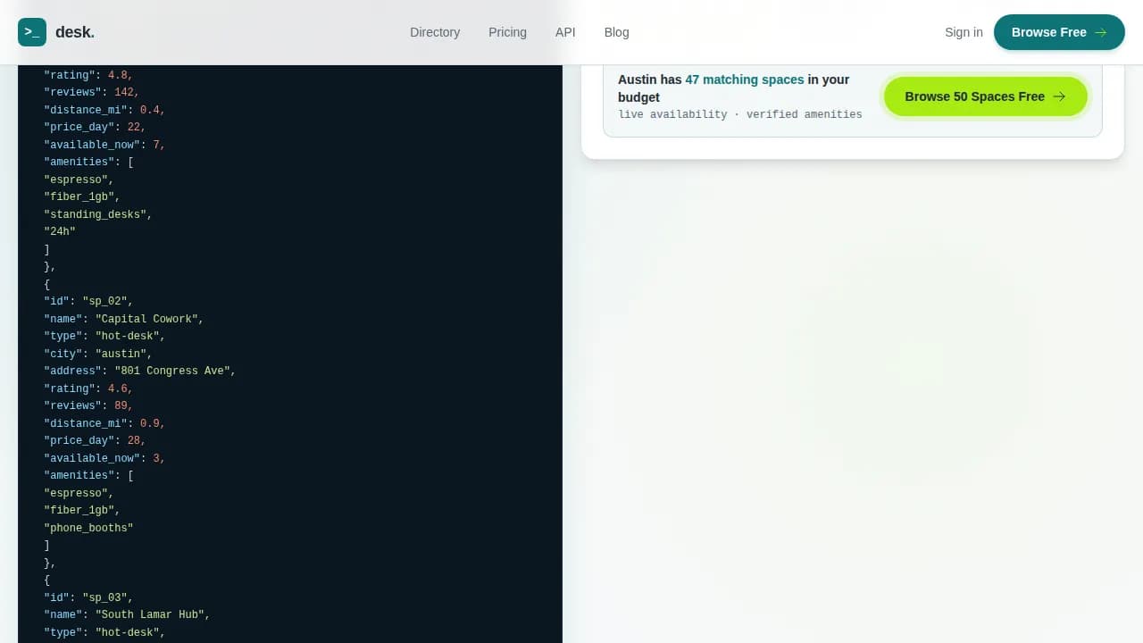 Coworking Digital Presence Reviews & Testimonials Website Template