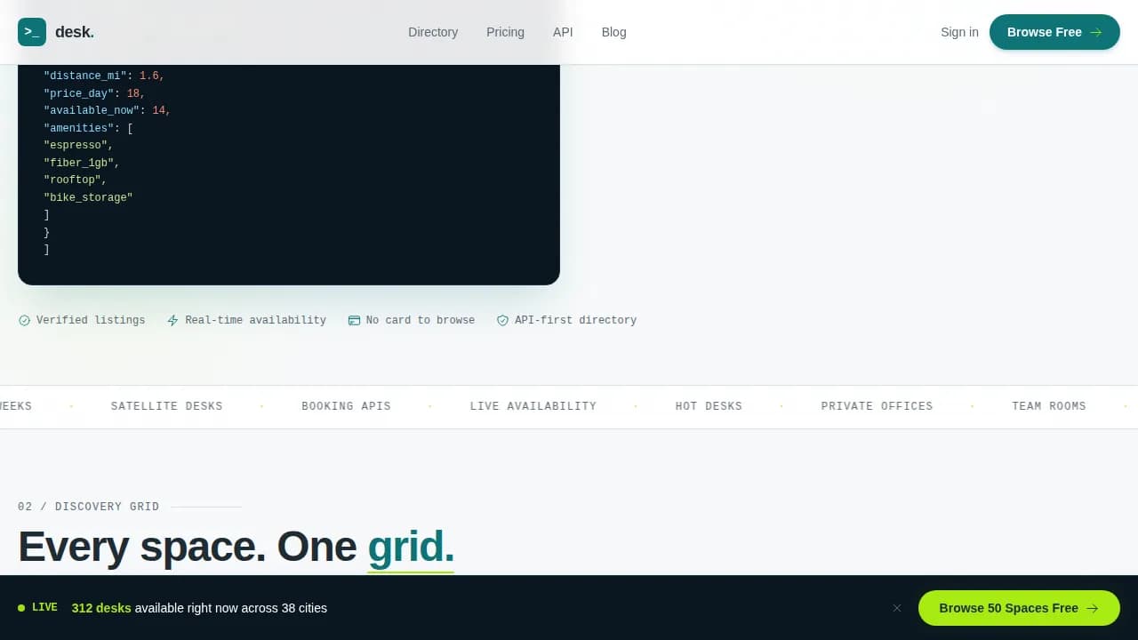 Coworking Digital Presence Reviews & Testimonials Website Template