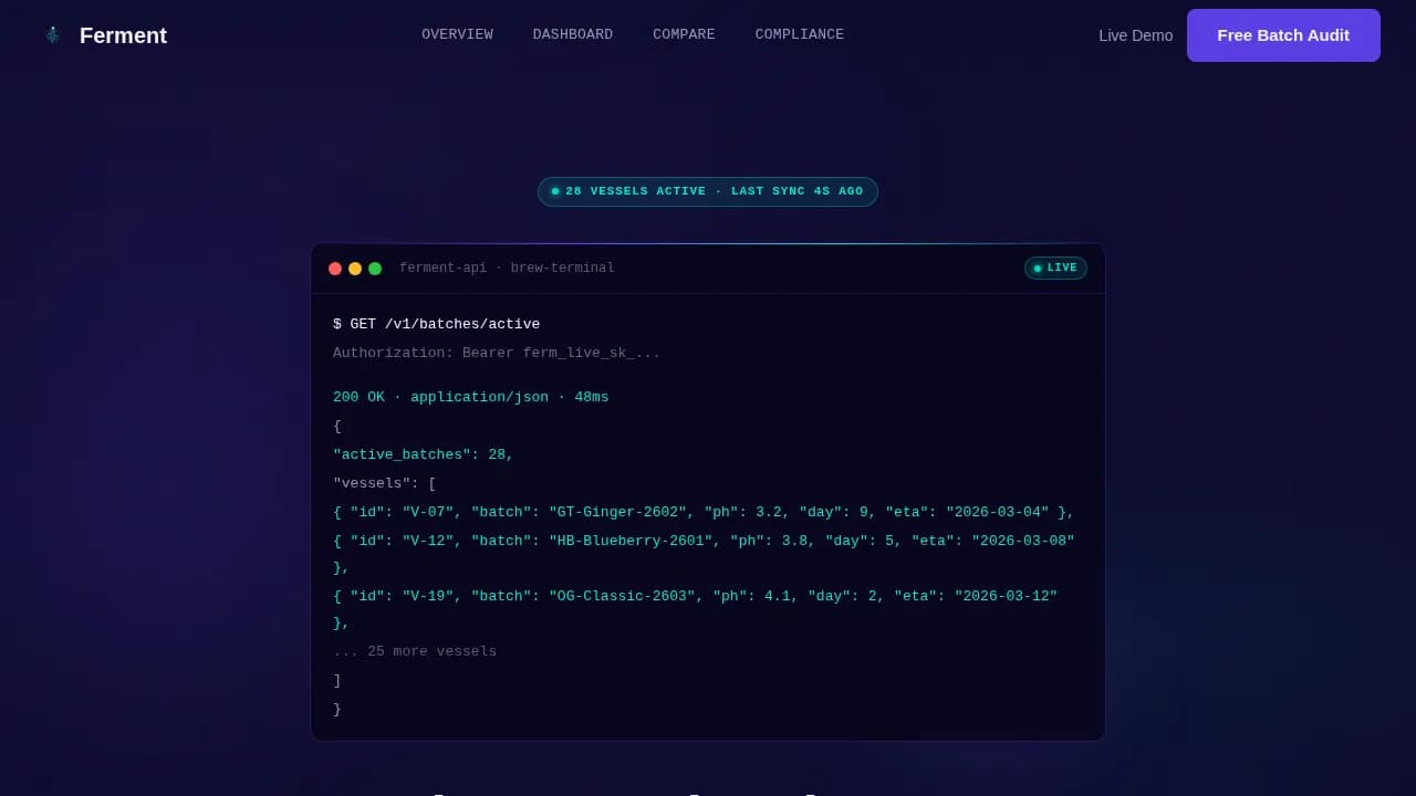 Kombucha Vertical SaaS Professional Website Template