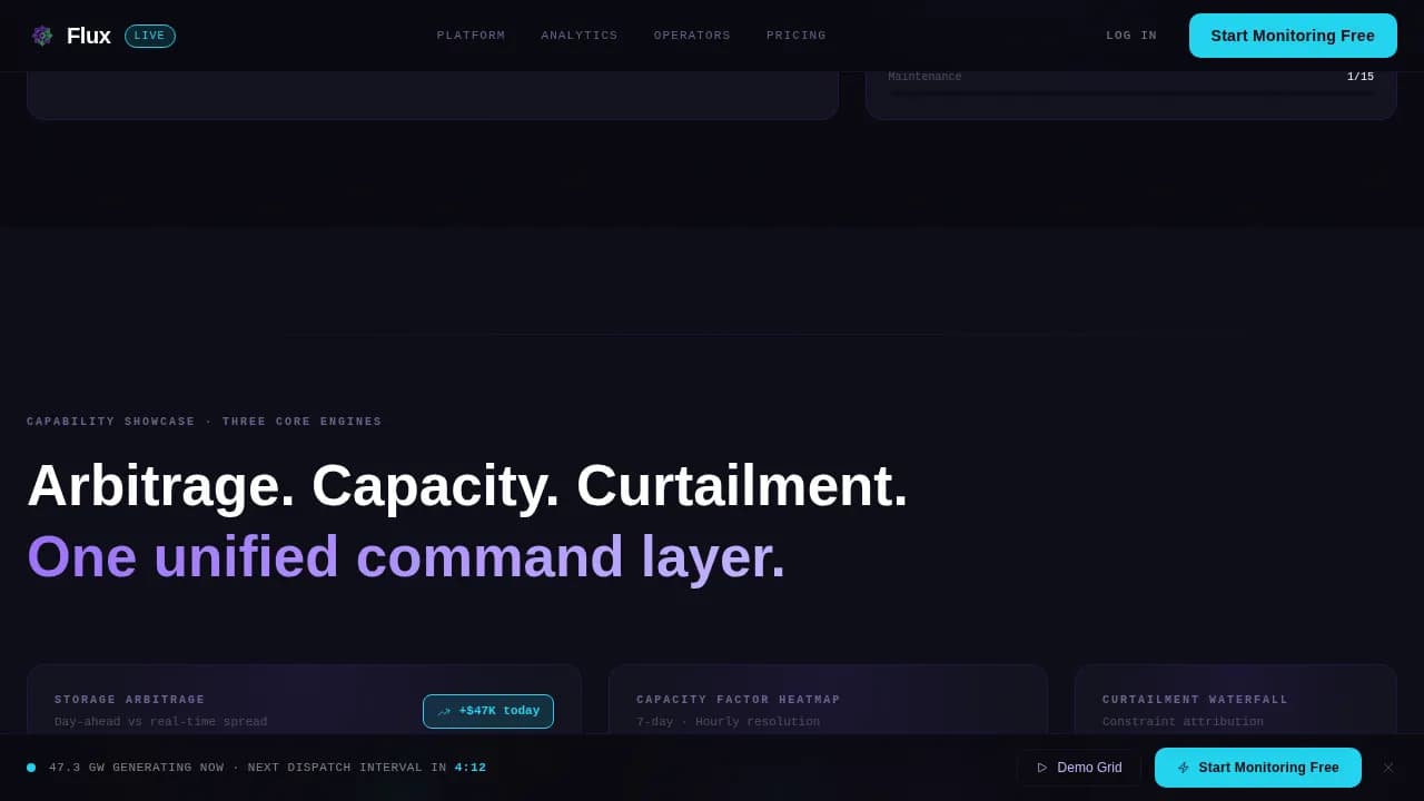 Green Energy Vertical SaaS Portfolio Website Template