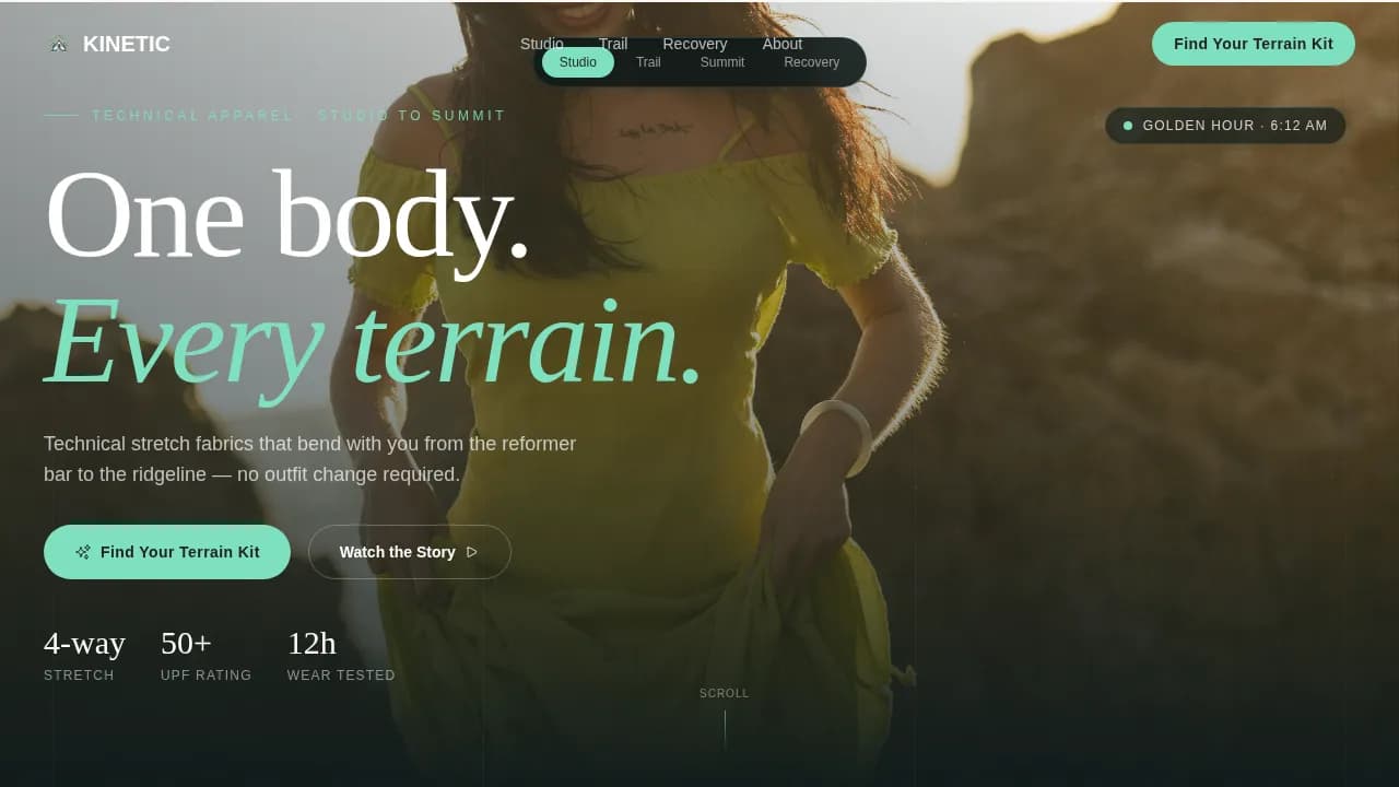 Pilates Fitness Blog Website Template