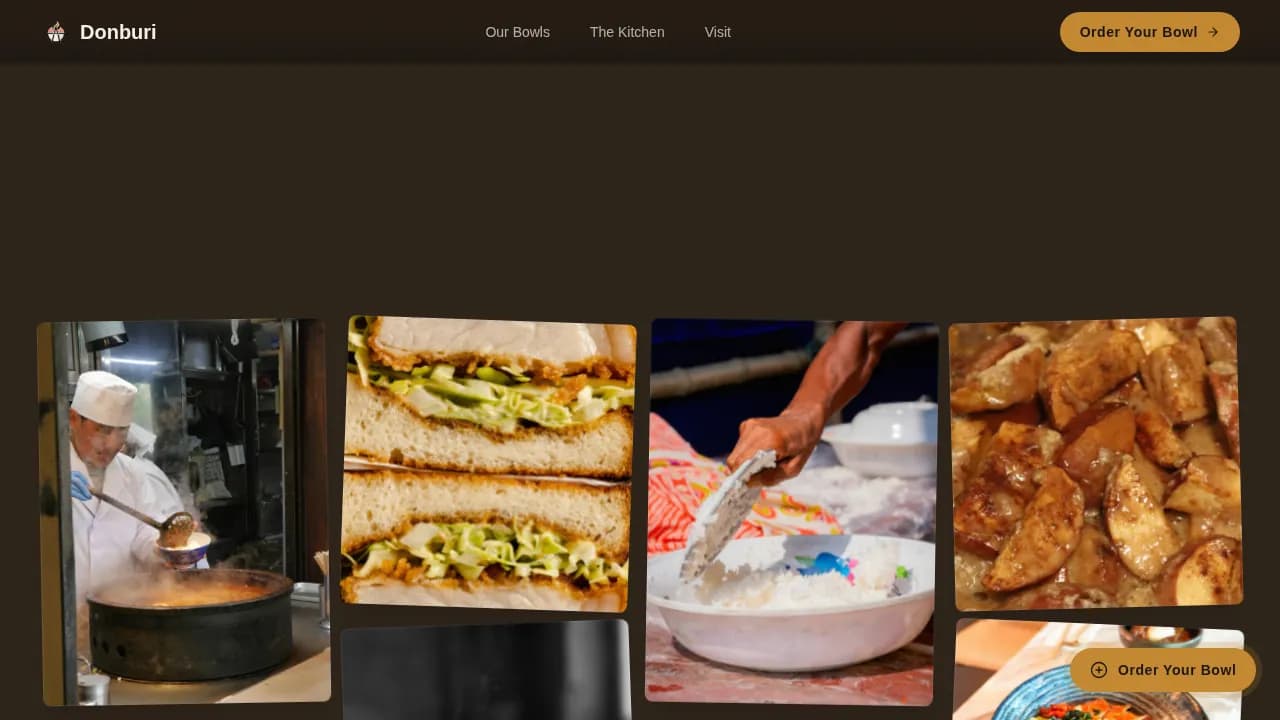 Japanese Cuisine & Dining Professional Website Template