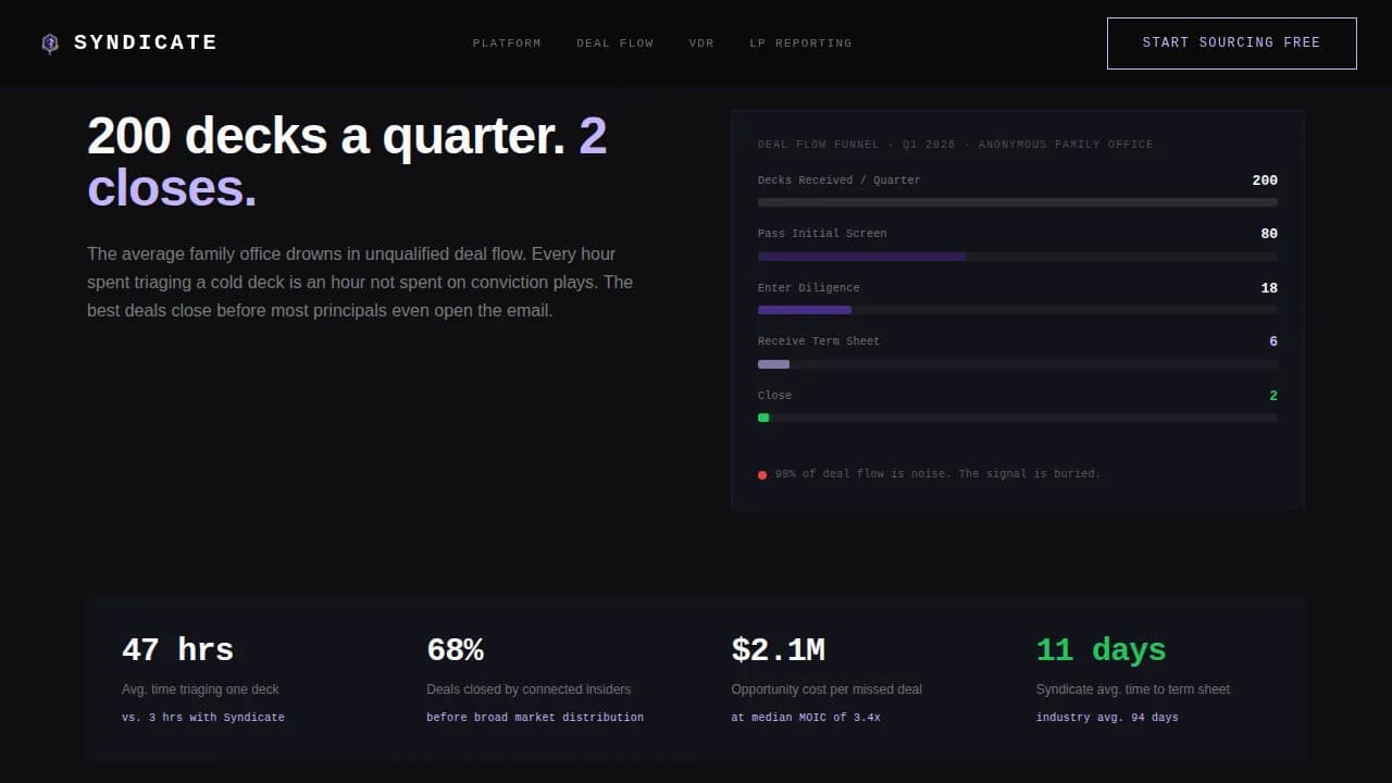 Venture Capital & Fund Reviews Website Template