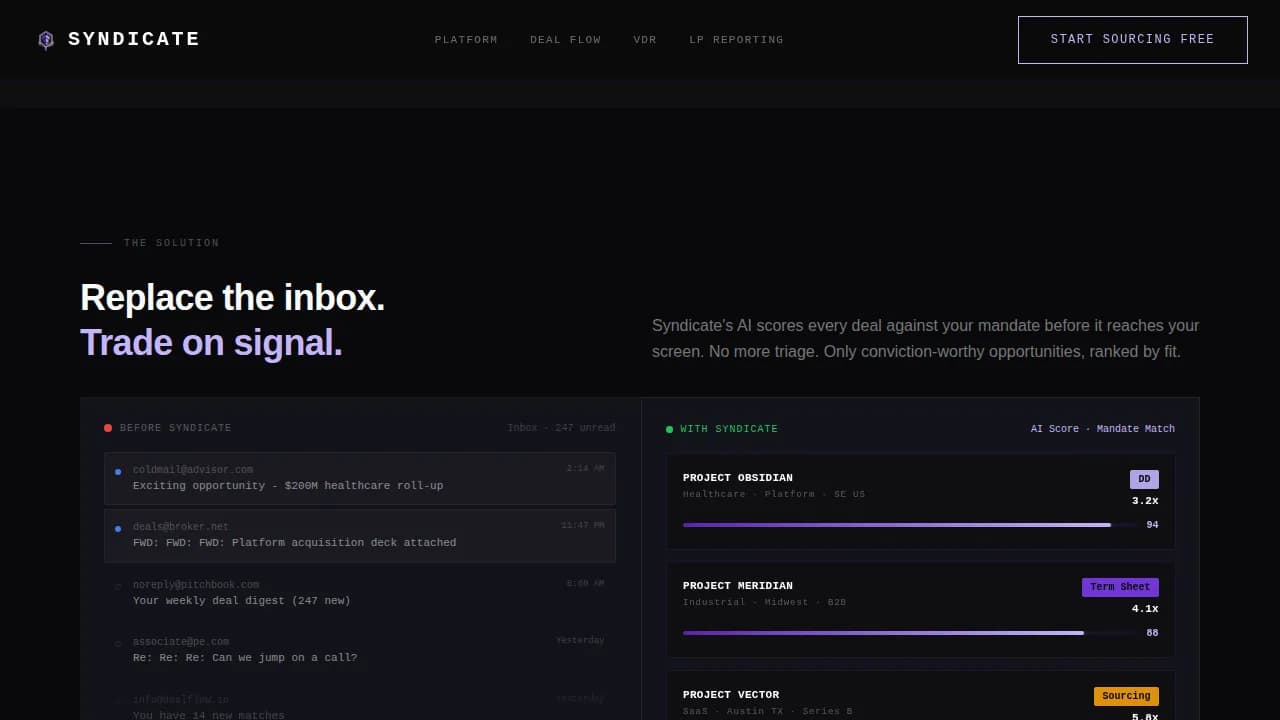 Venture Capital & Fund Reviews Website Template