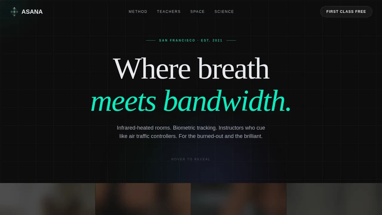 Infrared Yoga Studio Premium Website Template