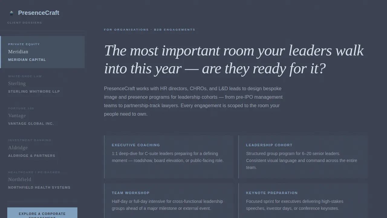Image Consultant Reviews Website Template