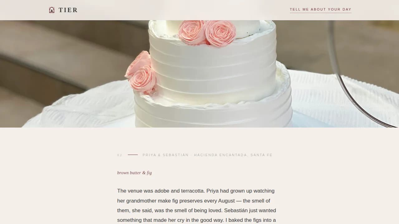 Minimalist Wedding Blog Website Template
