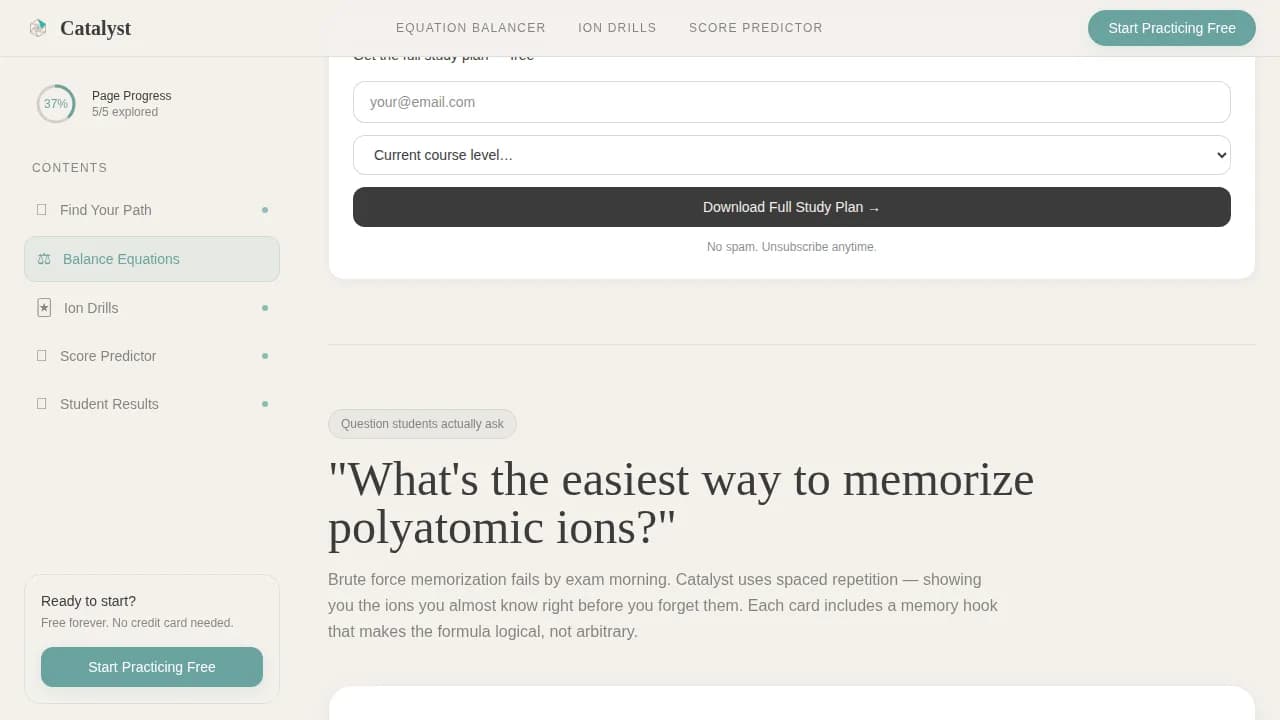 Chemistry Education Education Website Template