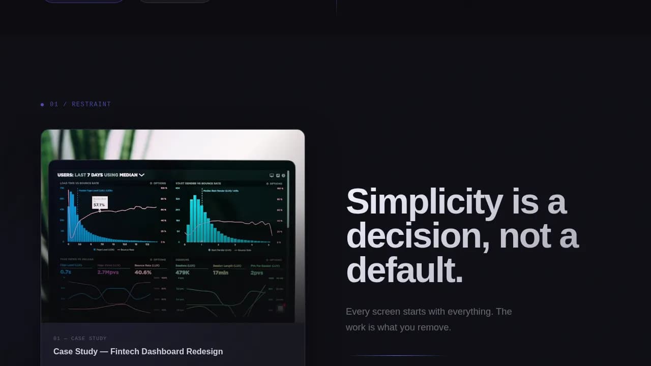 Prism — Tech Product Design Landing Page Template