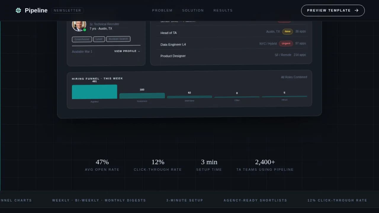 Stream — Powerful Talent Acquisition Landing Page Template