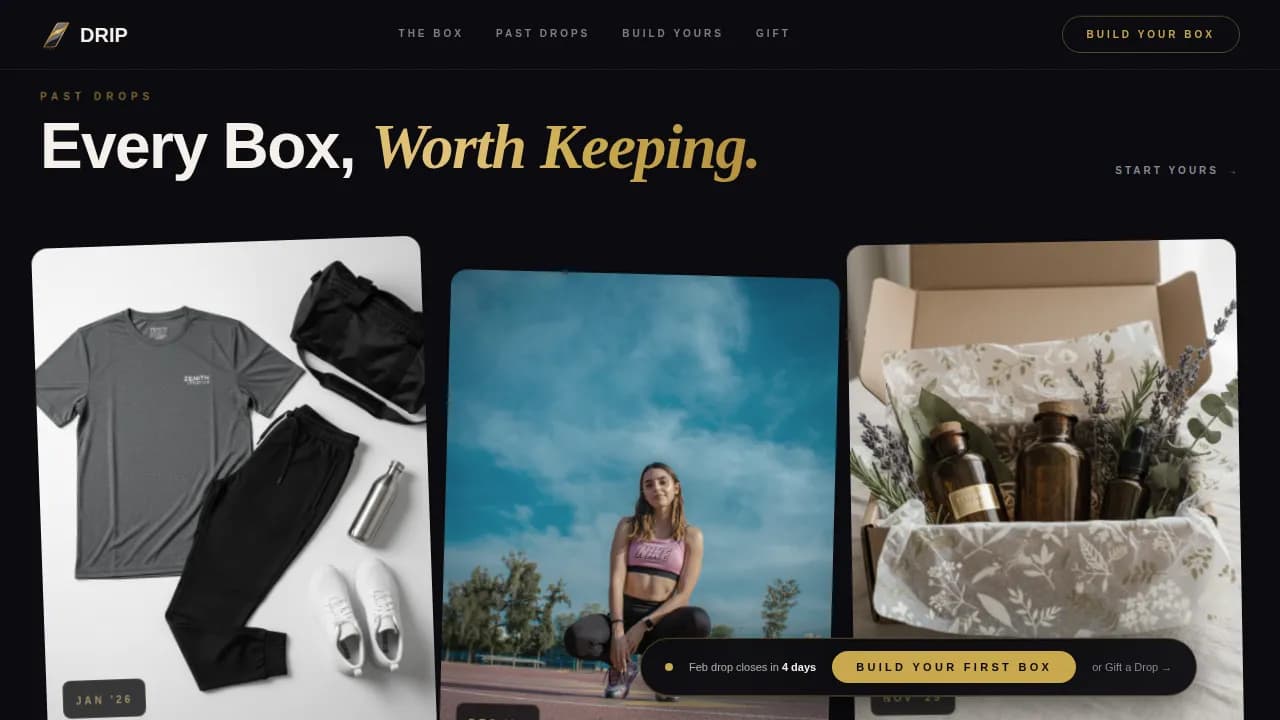 Trend — Curated Streetwear Collective Landing Page Template