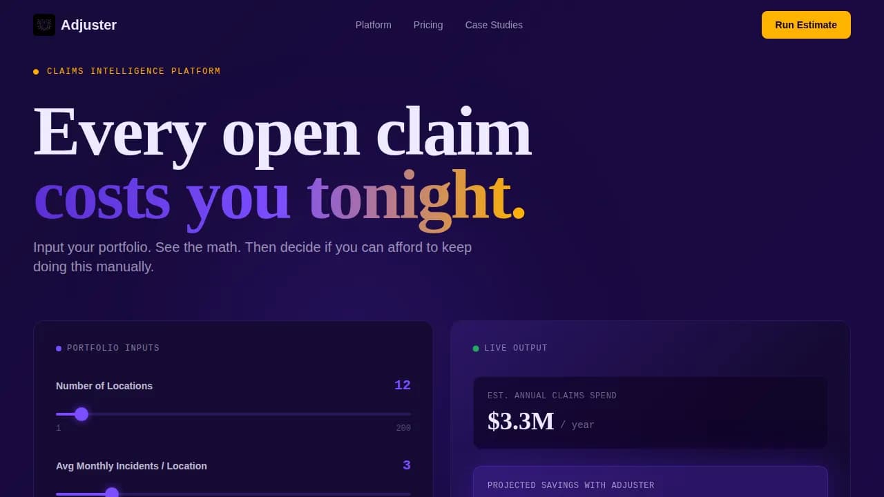 Restaurant Software Pricing Website Template