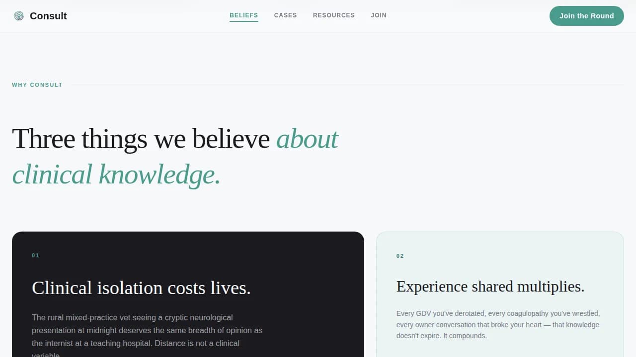 Clinic — Expert Veterinary Roundtable Landing Page Template