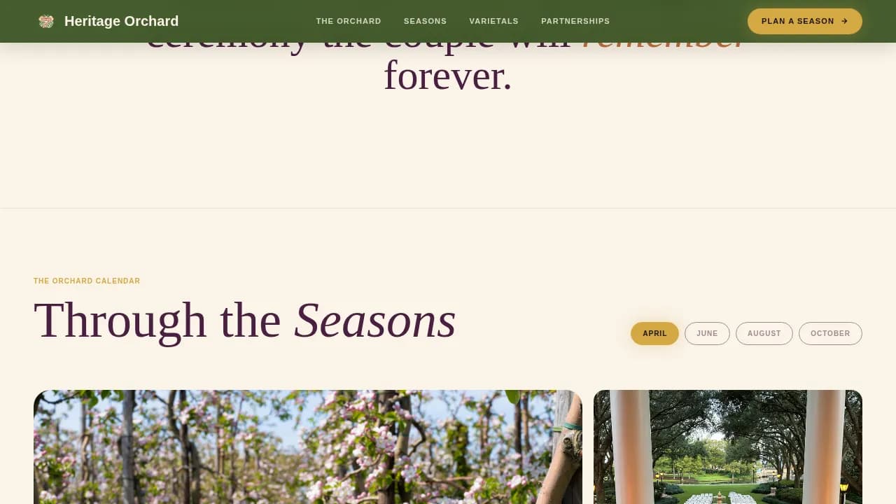 Agri-Tourism & Farm Experience Portfolio Website Template