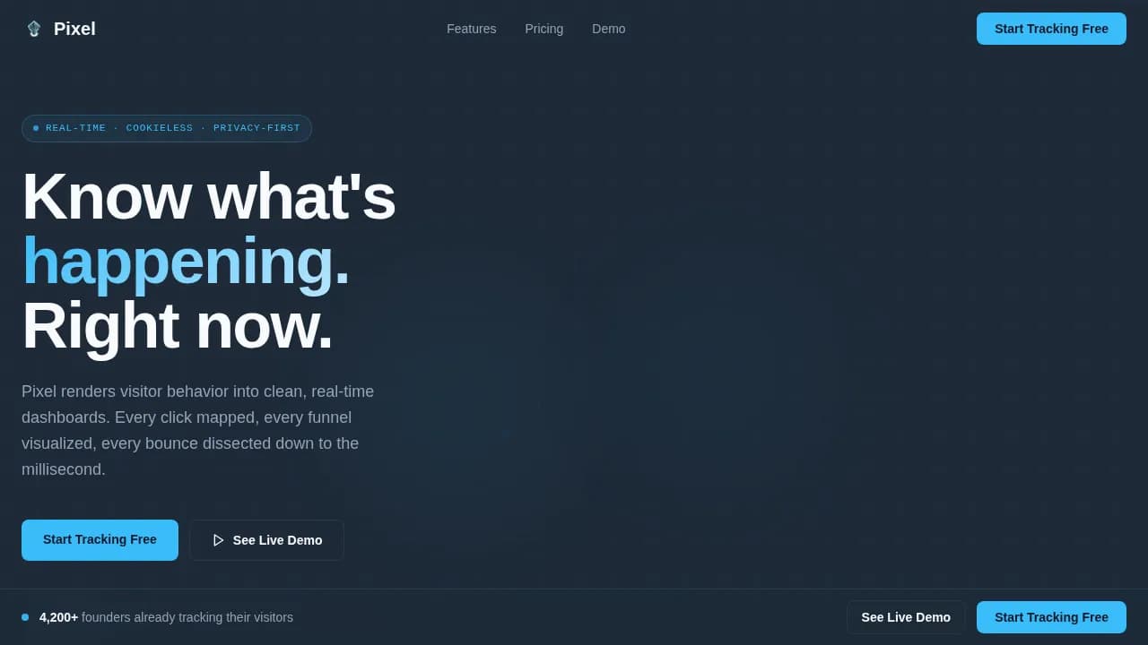 Data & Analytics Professional Website Template