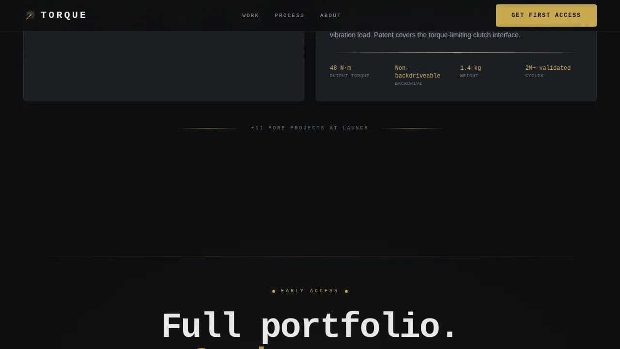 Mechanical Engineer Profile Pre-Launch Website Template
