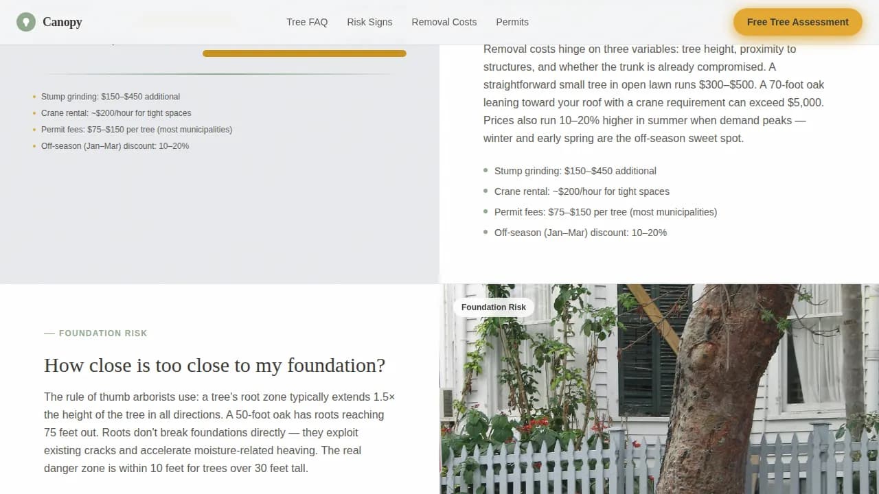 Branch — Specialist Tree Service Landing Page Template