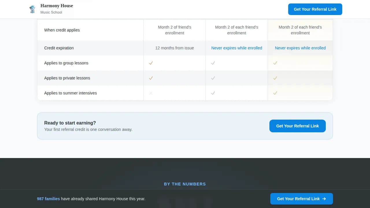 Referral - Tiered Shield Comparison Landing Page Template