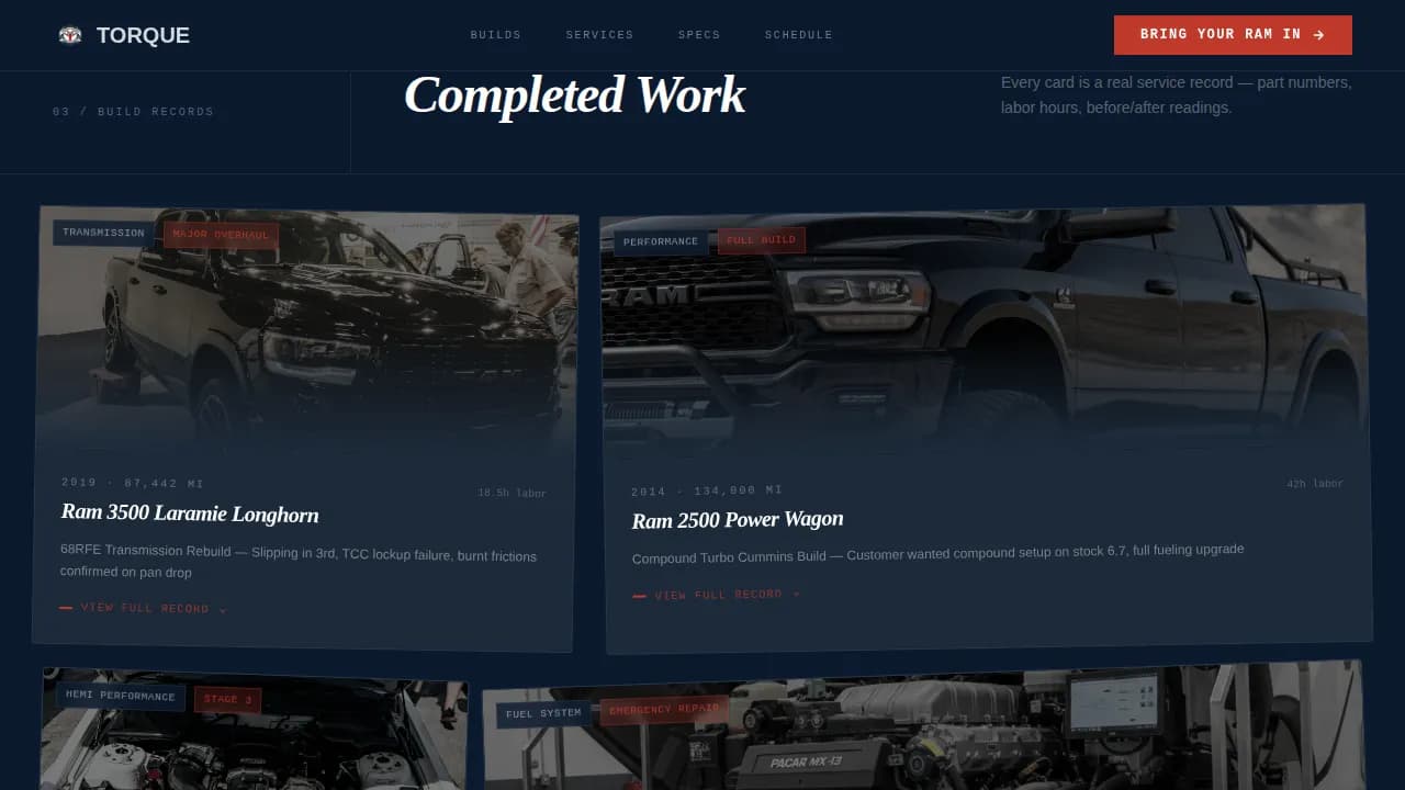 Car Dealership Online Booking Website Template
