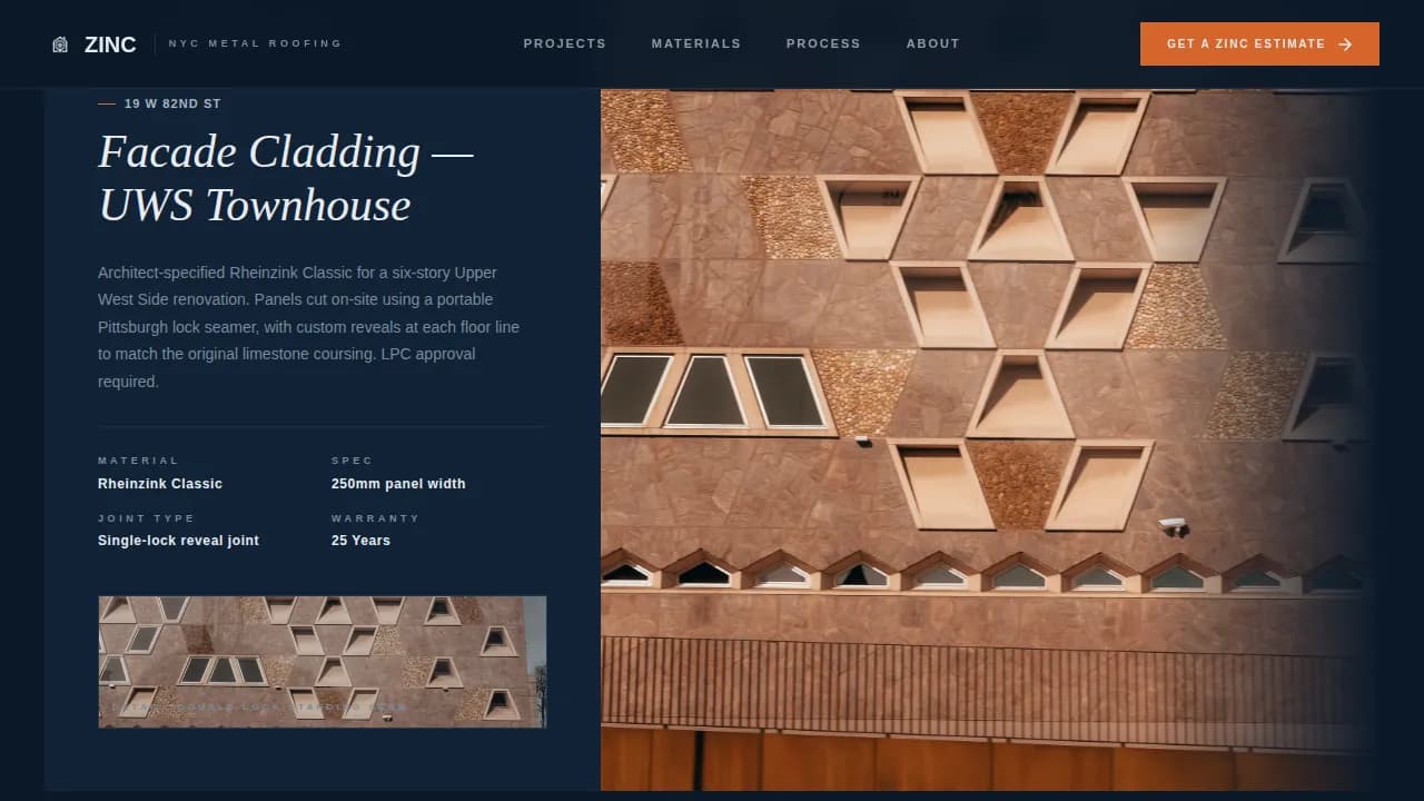 Metal — Expert Metal Roofing Systems Landing Page Template