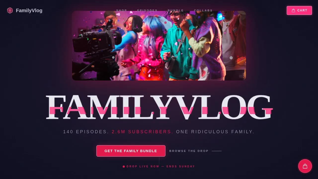 Chronicle — Trendy Direct Sales Community Landing Page Template