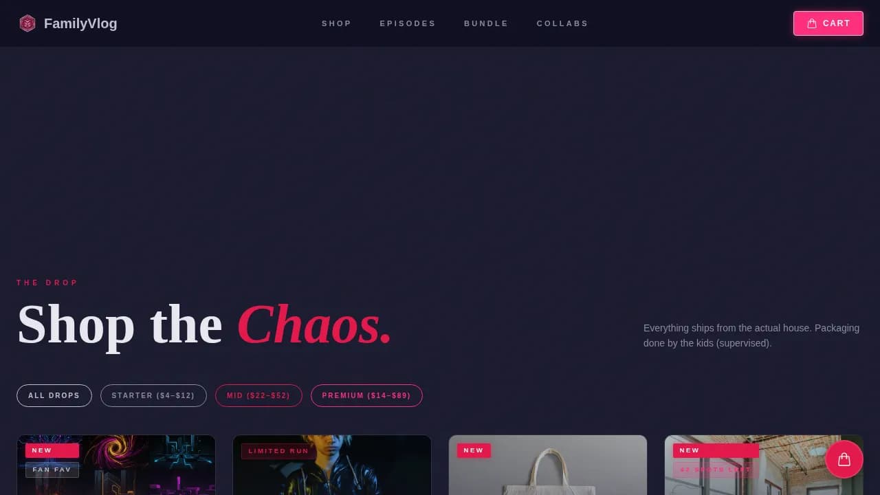 Chronicle — Trendy Direct Sales Community Landing Page Template