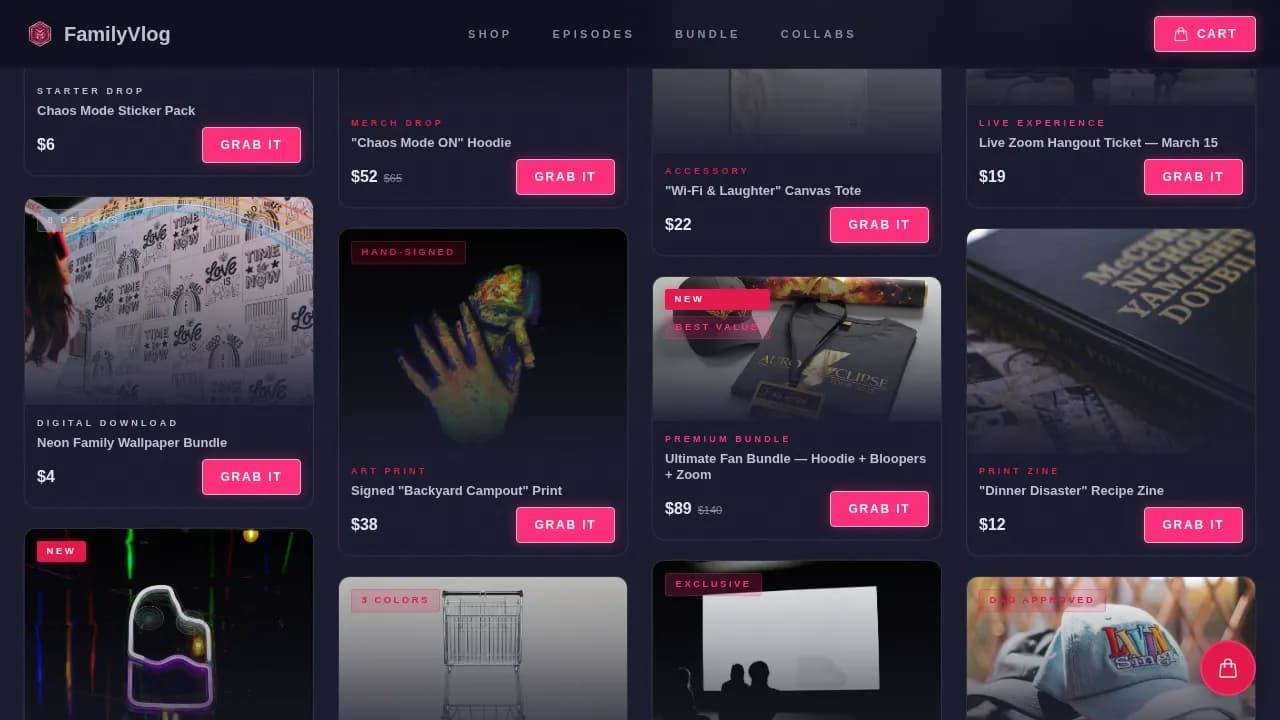 Chronicle — Trendy Direct Sales Community Landing Page Template