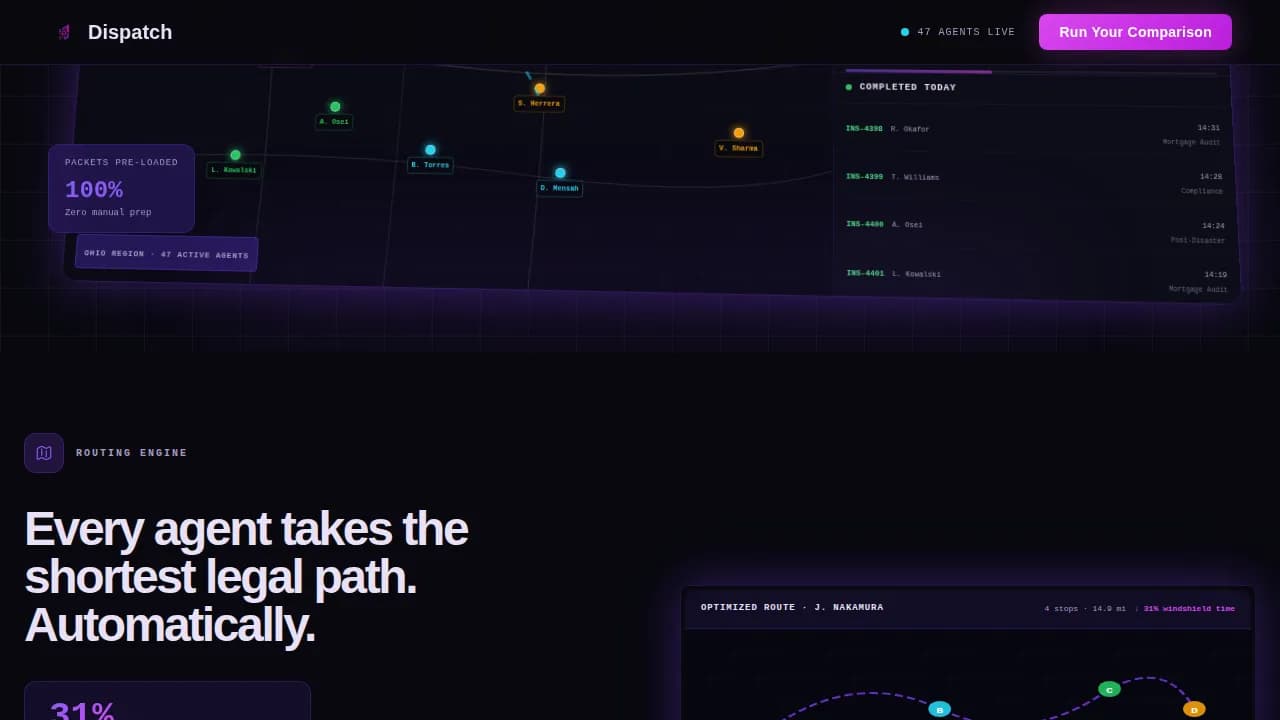 Mobilize — Intelligent Field Operations Landing Page Template
