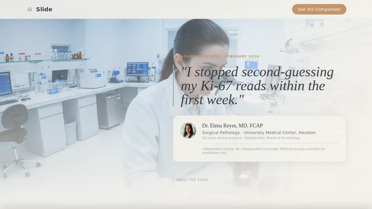 Analyze — Trusted Pathology Review Landing Page Template