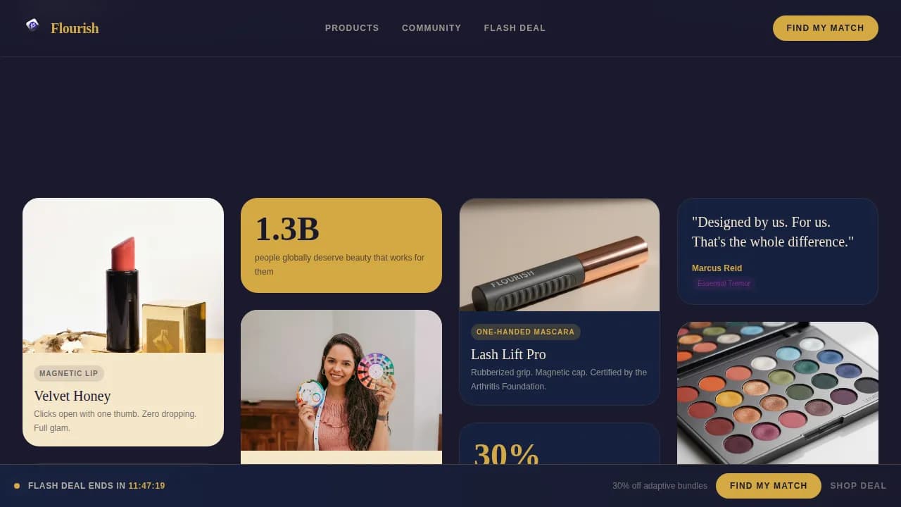 Disability-Owned Pre-Launch Website Template