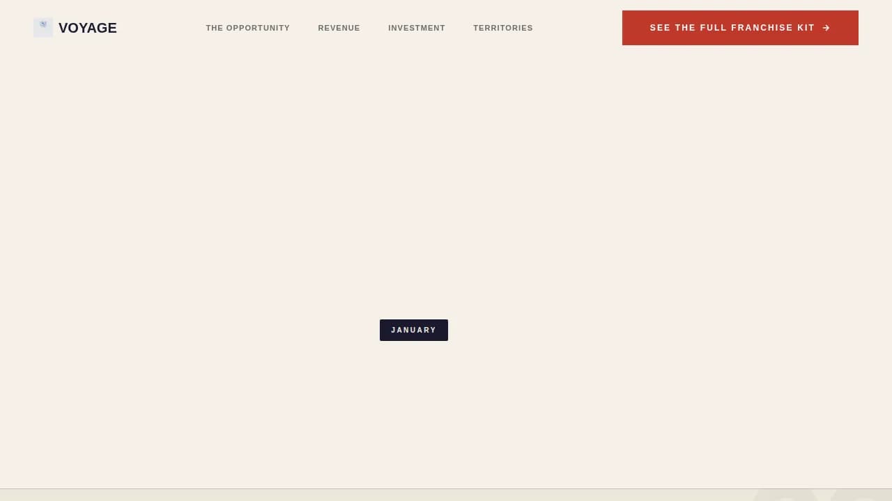 Explorer — Bold Travel Franchise Investing Landing Page Template