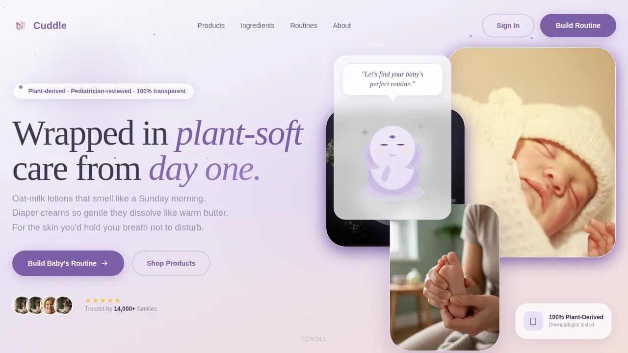 Maternity & Baby Care Professional Website Template