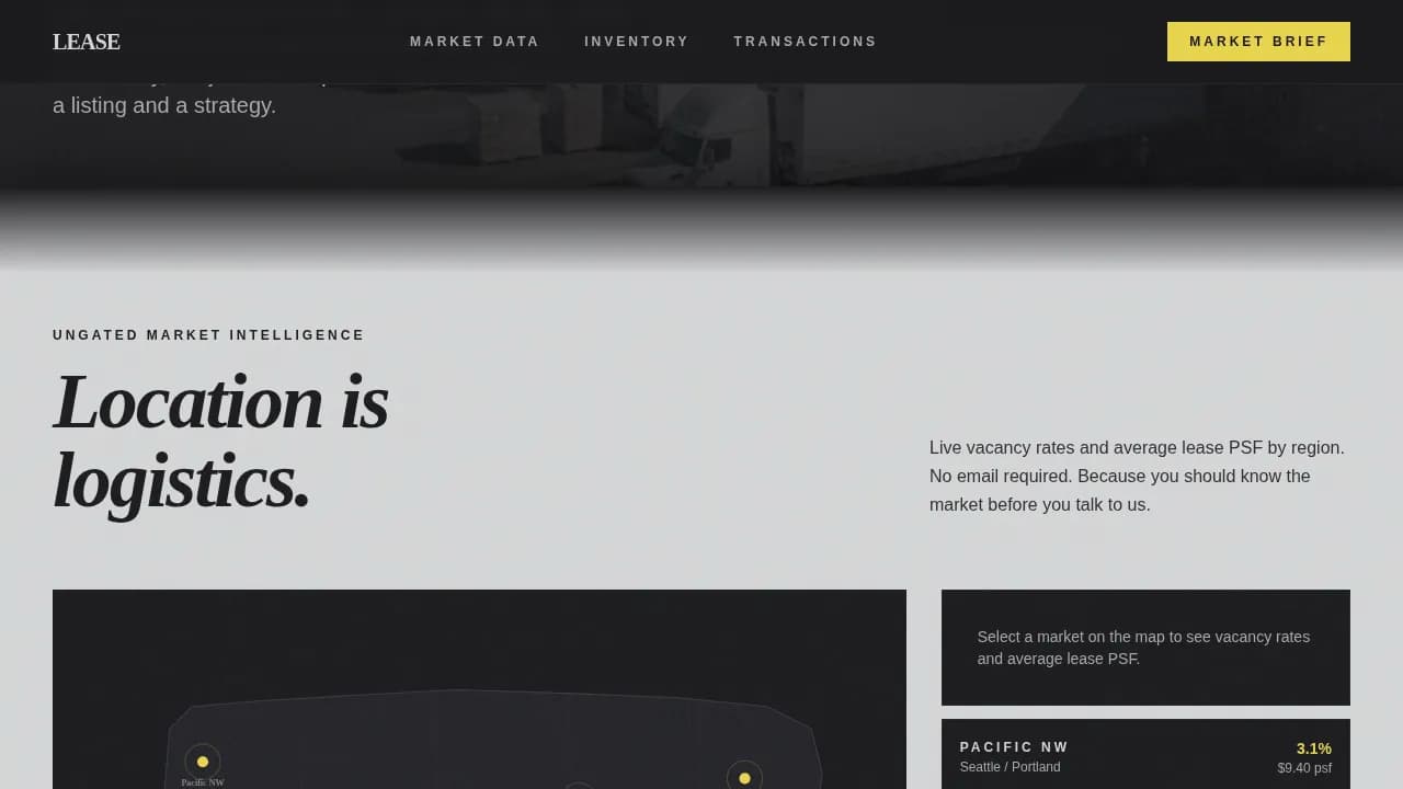 Industrial Architecture Directory Website Template