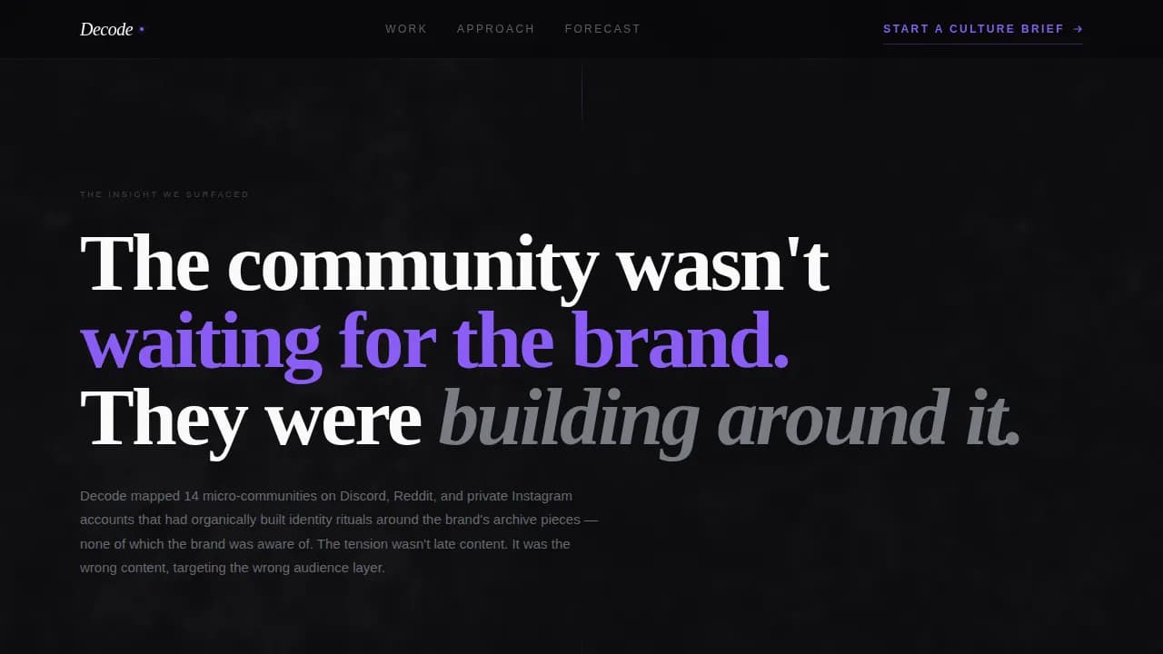 Research & Strategy Agency Directory Website Template